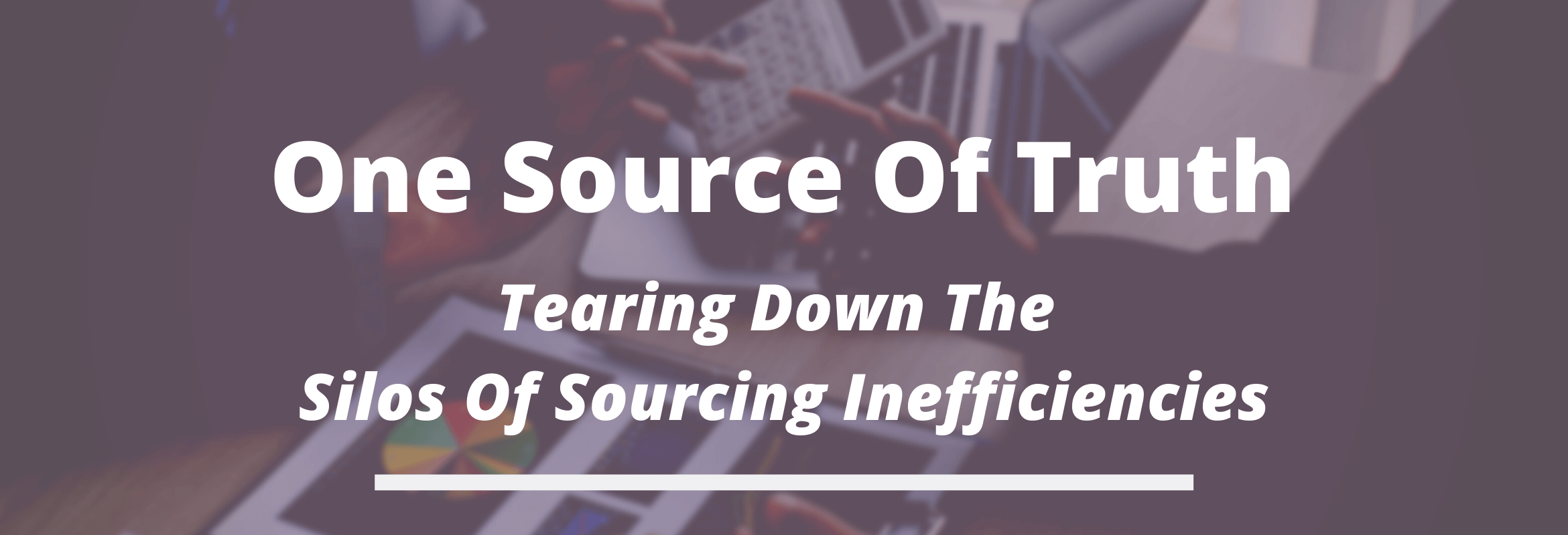 Seven Steps to Success in Sourcing